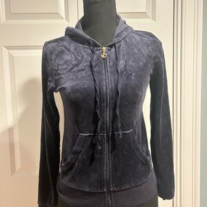 Juicy Couture Women's Navy Blue Hooded Jacket